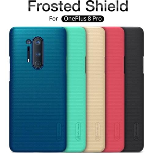 Case For oneplus 8 Pro Cover One plus 8 NILLKIN Super Frosted Shield Matte PC back cover case for Oneplus 8 Pro gift holder