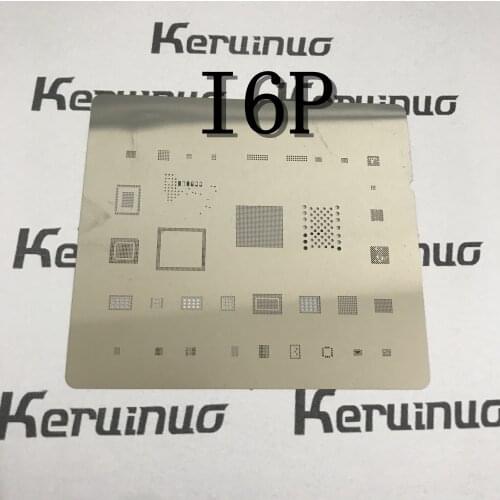 For iPhone 6 Plus BGA Stencil CPU RAM Wifi Nand Flash Baseband Power Amplifier Audio IC Reballing Chip Pin Solder Template P3030