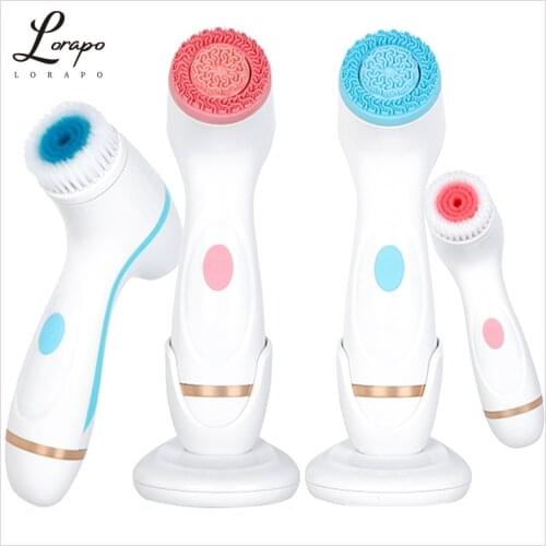 Electric Rotating Brush Facial Cleaning Brush Facial Spa System Can Deep Clean Remove Blackheads Acne Facial Cleanser Skin Caret