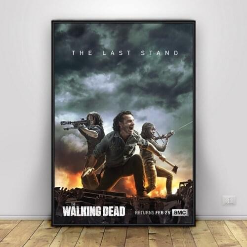 HD MovieThe Walking Dead Figure Artwork Wall Art Canvas Painting For Home Decor Posters And Prints Unframed Decorative Pictures