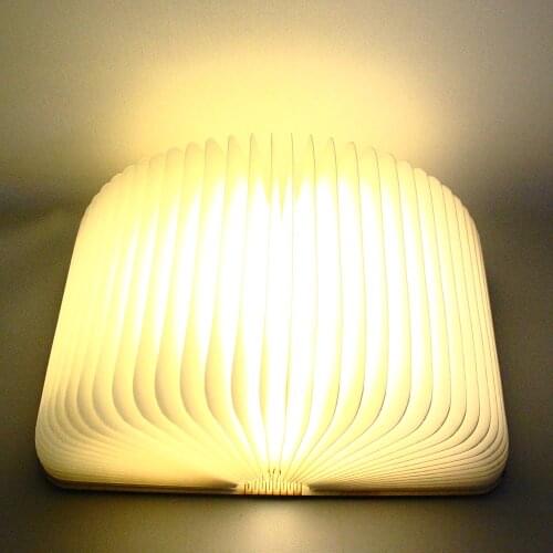 Exquisite Creative Book Light LED Eye Protection Folding Page Turning USB Charging Night Light