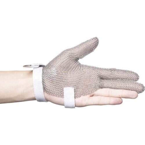 Stainless Steel Ring Welding 55-level Metal Wire Gloves Cut Slaughter Electric Shear Saw Anti-cut Gloves
