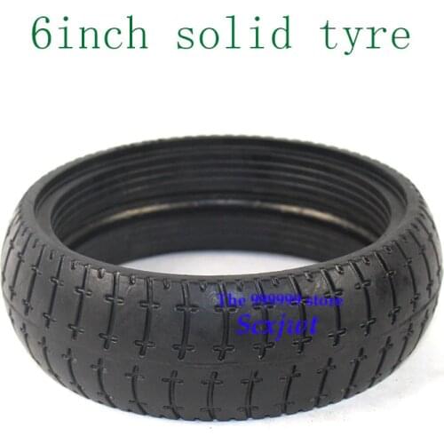 2019 Hot Sale 6 Inch Solid Tire with Good Reputation for Hoverboard Self Balancing Electric Scooter Spare Parts