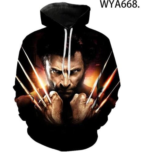 2021 Fashion X Men Hoodie 3D Print Streetwear Women Children Casual Sweatshirts Boy Girl Kids Personality Hoodies Cool Pullovers