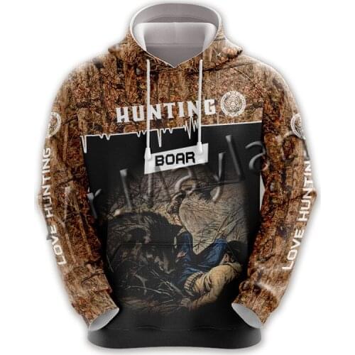 Boar Hunting Colorful Mens Fashion Leisure Tracksuit 3D Print Unisex Gool Hipster Sweatshirt/Hoodie/Zipper/Long Pants Top S-480