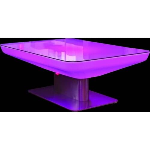 Rechargeable light up bar coffee table RGBW Color changing illuminated cocktail table SK-LF22 (L88*W54*H46cm) 2pcs/Lot