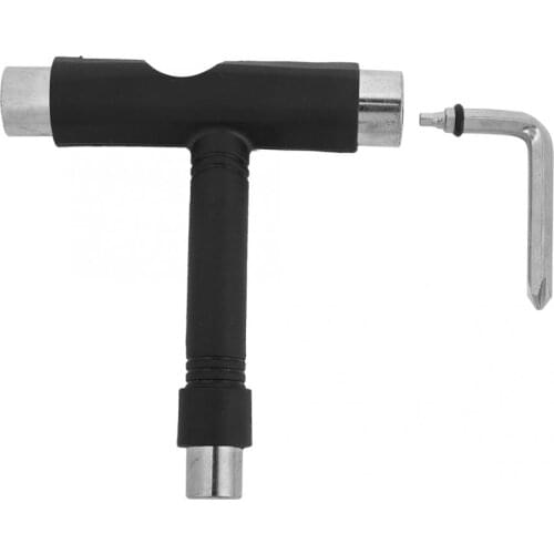 Durable Multifunction Skateboard T-Shape Wrench L-Shape Spanner Portable Screwdriver Tool Assembly Bicycle Accessories