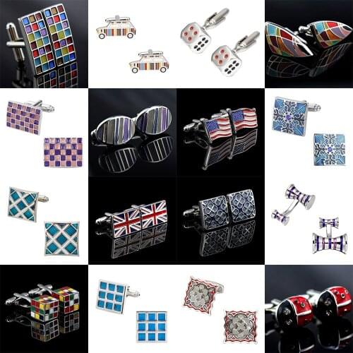 MeMolissa Luxury Colorful Cufflink Wedding Cufflinks High Quality Copper material mens shirt cufflinks Mens Jewelry