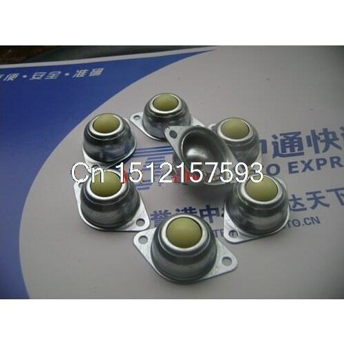 5Pcs Dia 5/8'' CY-15A Nylon Ball Metal Transfer Bearing Unit Conveyor Roller Wheels