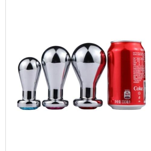 Metal Oversized Anal Beads Butt Plug Sex Toys Anal Expansion Male And Female MasturTrapezeion Toys Sex Tools