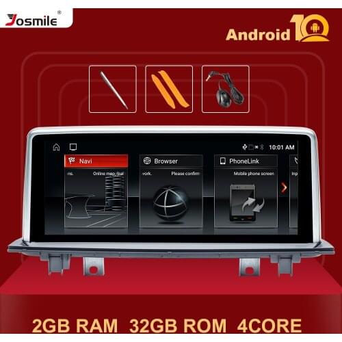 IPS 2G Ram Android 10 Car Radio Multimedia for BMW X1 F48 2016 2017 2018 NBT System GPS Navigation Glonass Head Unit Stereo Wifi