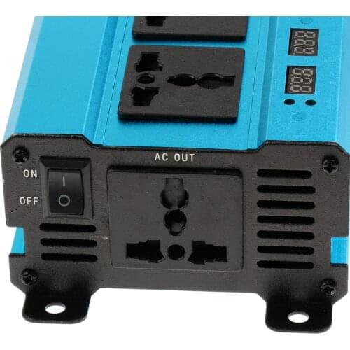 Car 5000W Power InverterPure Sine Wave 24V DC To 220V AC, LCD Display