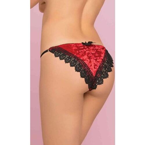 Merry See Velvet Red Panties