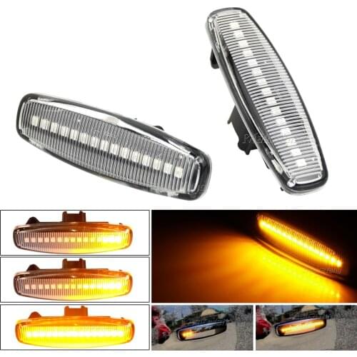 Dynamic Indicator Turn Signal Side Marker Light For Infiniti EX25 EX35 EX37 FX35 FX37 G25 G35 Q40 Q60 Q70 QX50 QX70 M25 M37 JX35