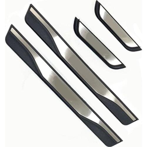For Lada Vesta door sill stainless steel 4pcs/set Lada car accessories car-styling 2020 2019 2018 2017