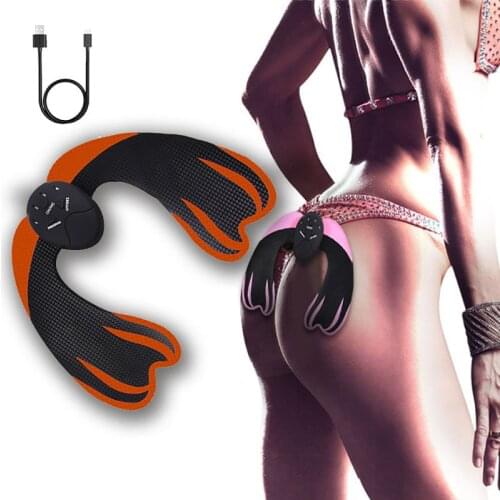 EMS Hips Trainer Electric Muscle Stimulator USB Smart Fitness Toner Buttocks Lift Toner Slimming Gym Workout Equipment Women Men