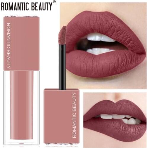 Romantic Beauty Lipstick European And American Cross-border Makeup, Waterproof, Non-fading, Non-stick Cup Matte Lip Glaze TSLM1