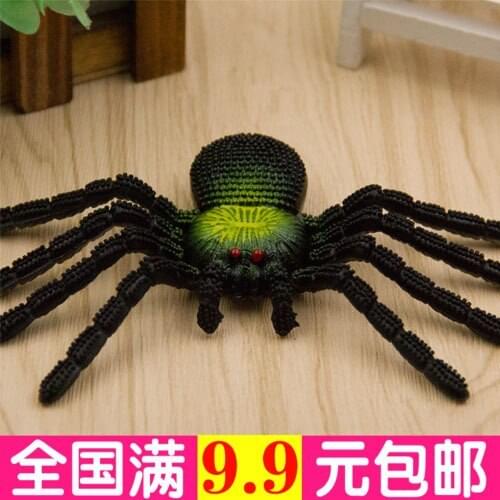 Simulation Spider Tricks Props Whole Person Spoof Toys Realistic Soft Rubber Animals Children Student Gift Props