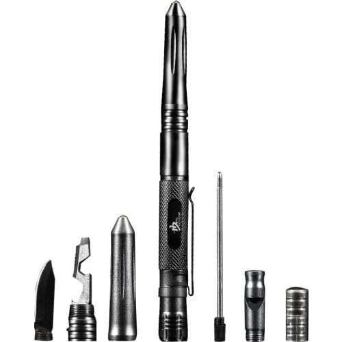 ANTARCTICA Outdoor Camping Hiking Survival Tool self-defense Multifunctional Constitute Pen Tactics Equipment Knife Wreck Gear