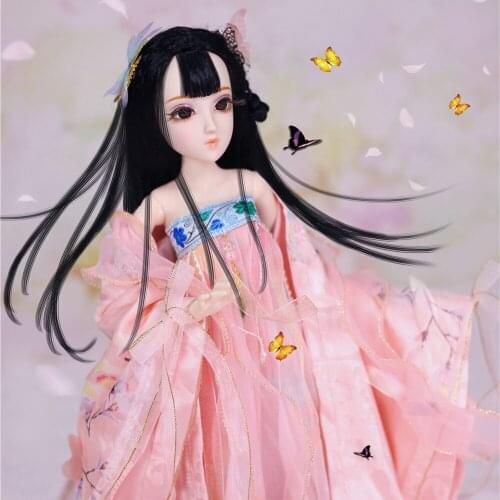 DBS doll 1/4 BJD Dairy Queen name by Prunus black hair mechanical joint Body girls SD