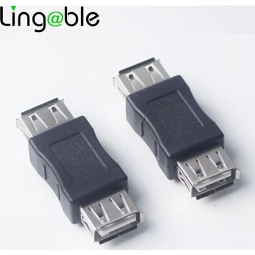 Lingable USB 2.0 Adapter USB2.0 A Female to A Female Coupler Connector Adapter F/F Extension Converter