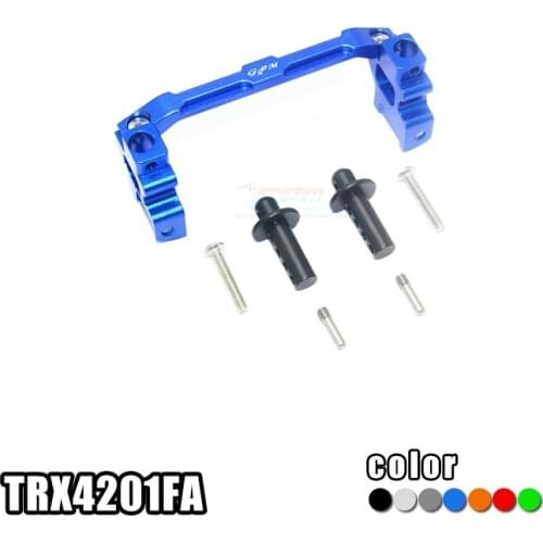 RC Car Parts TRX4 TRX-4 1/10 Upgrade Accessories Aluminum Alloy Adjustable Height Cars Body Mount Shell Column Frame Set