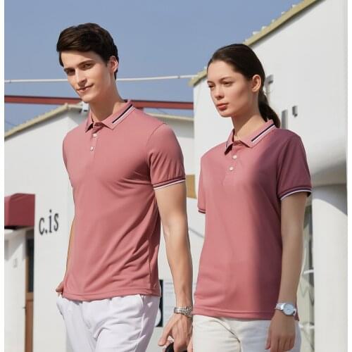 Tops Summer Short Sleeve Business Polo Shirt Men Women Fashion Casual Polos Breathable British Polo Shirts Blusas Teeshirt Homme