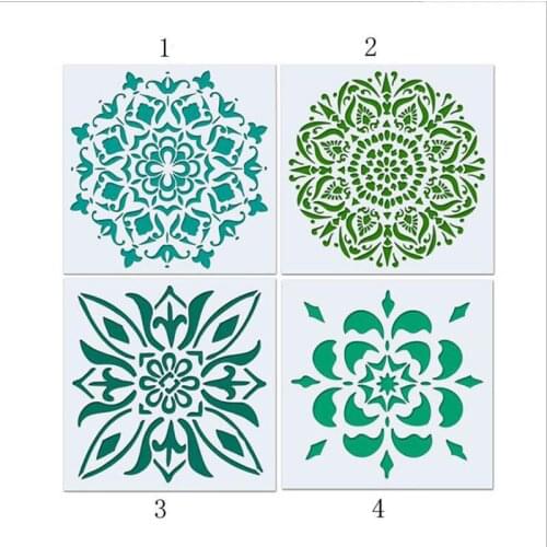 Cake Flower Spray Stencils Birthday Cake Plastic Mold DIY Mould Fondant Template Decorating Bakery Accessories