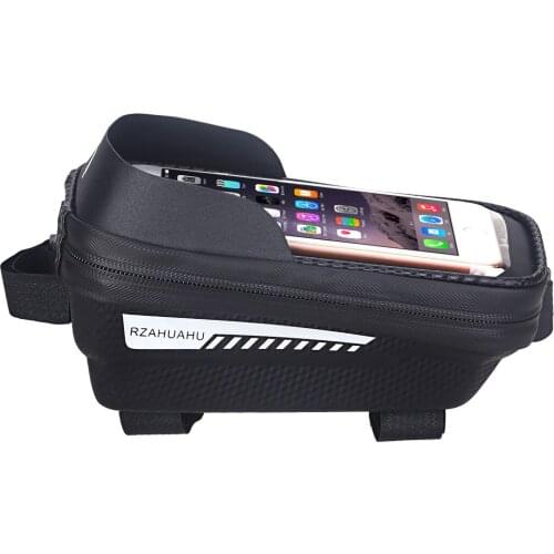 Bicycle Bag Waterproof Touch Screen Cycling Bag Top Front Tube Frame MTB Road Bike Bag 6.5 Phone Case Bike Accessories