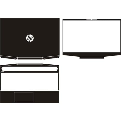 Laptop Carbon fiber vinyl Skin Sticker Cover For HP 15 DK0000 DK0056NR dk1007na dk1019na dk1058nw dk1023nl dk0068wm dk0223tx