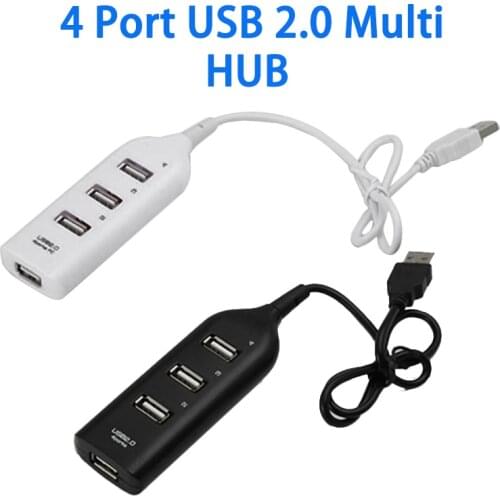 Hi-Speed Hub Adapter USB Hub Mini USB 2.0 4-Port Splitter For PC Laptop Notebook Receiver Computer Peripherals Accessories