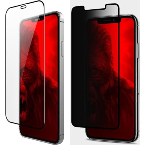 Tempered Glass for IPhone 12 Mini Pro Max Privacy Full Cover HD Screen Protectors for IPhone12 iPhone 11 X SX Max