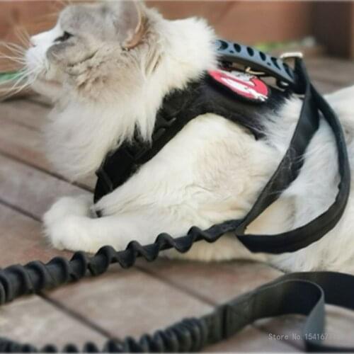 More than 3 months old cat anti-lost vest, pet leash, breathable vest, pet cat clothes, alternative fashion cat clothes