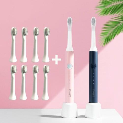 SO WHITE PINJING EX3 Sonic Electric Toothbrush for Xiaomi Mijia Ultrasonic Automatic Tooth Brush Rechargeable Waterproof