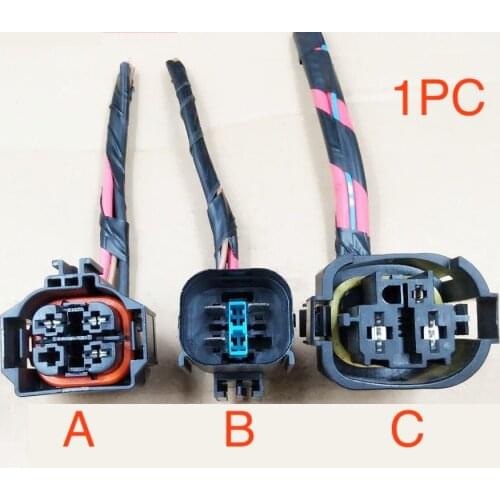 1pc male female original for BMW X1 X3 X5 E90 E92 F18 F02 320 325 525 fan plug cable