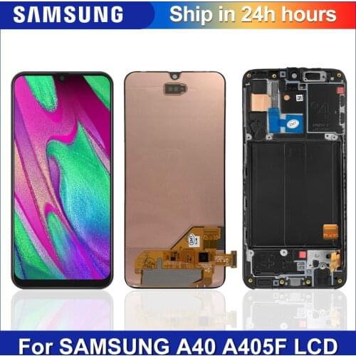 100% Original 5.9" For Samsung Galaxy A40 LCD 2019 A405 SM-A405F/DS LCD Display Screen replacement Digitizer Assembly
