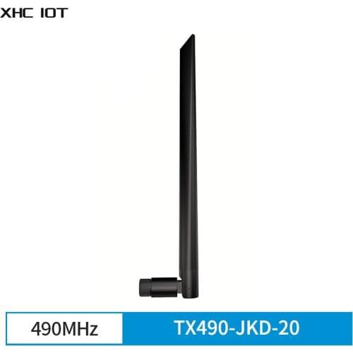 2pcs/lot 490MHz Radio Antenna SMA-J High Gain 3dBi 50ohm XHCIOT TX490-JKD-20 Flexible Omnidirectional Aerial