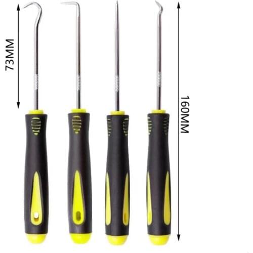4PCS/Set Durable Car Remover Tool Set Auto Car Pick and Hook Set O Ring Oil Seal Gasket Puller Remover Craft Hand Mechanic Tools