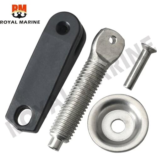 6E0-43118 Clamp Screw Set Transom Pad Plate Swivel Pin For Yamaha Outboard Motor 6G1-43116 6E0-43118-00