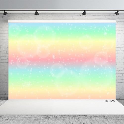 Colorful Glitter Bokeh Photographic Backdrop Vinyl Cloth Background Photo Studio for Baby Shower Children Prom Party Photophone