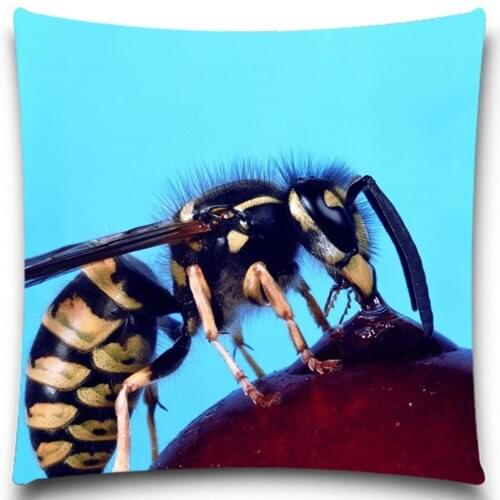 Wasp/Snail Square Cushion Cover For Sofa Decorative Throw Pillow Case Cotton/polyester Sofa Decor Couch 5 size 9 style