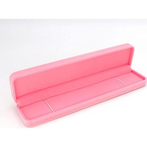 Long Bracelet Holder Jewelry Display Velvet Gift Box For Jewelry Necklace Cases Engagement Wedding Diy Accessories