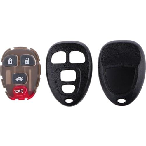 Replacement Key Shell Cover 4 Buttons for Chevrolet Remote Control