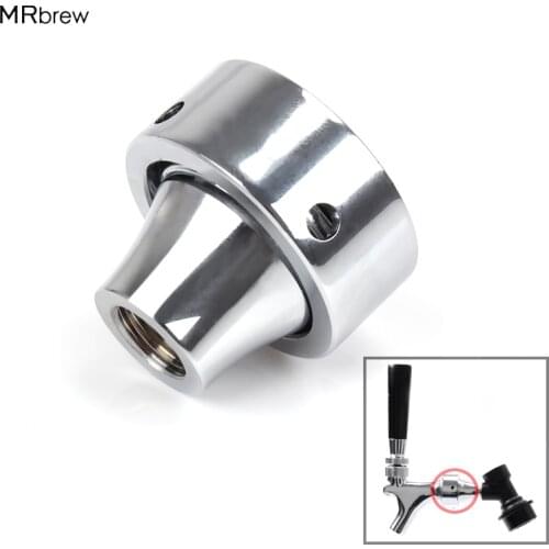 High quality Brass Quick disconnect Beer Faucet Adaptor for Draft Faucet Tap Homebrew Kegged Beer Tap