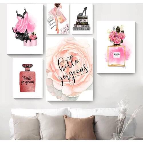 Clothing Nail Shop Decorative Painting Modern Living Room Simple Cosmetic Wall Painting Beauty Salon Hanging Painting