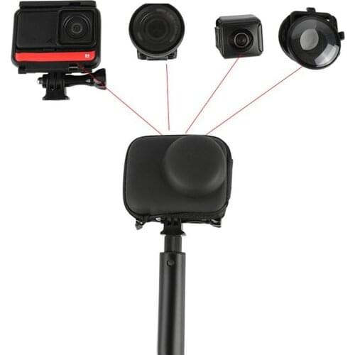 Mini Case Bag for Insta360 ONE R Compatible Dual-Lens 360 Mod 4K Wide Angle Leica lens Lens Glass Guards Protect Box Accessory