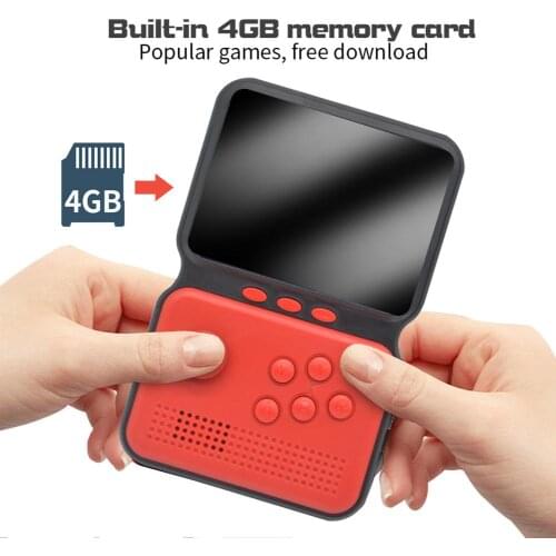 Mini Game Controller Handheld Retro Game Console With Built-in 900+ Classic Games Rechargable Game Machine 9.9*6.8*1.2cm