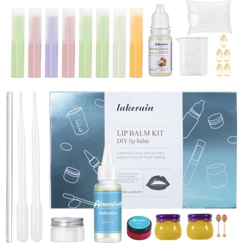 DIY Homemade Lip Gloss Making Kit with simple step-by-step instructions