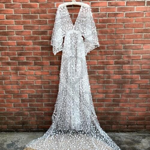 Boho Sequent Dress Maternity Robe Pregnant Kaftan Photo Shoot Baby Shower Evening Party Sparkly Prom Women Photography Couture