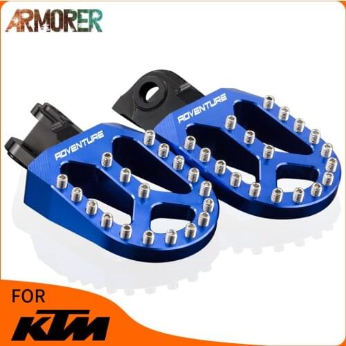 Motorcycle Foot Rests Footrests Off-Road Foot Peg Pedal For KTM 790 950 990 1050 1190 1290 Adventure/S/R 950 SUPER ENDURO/R